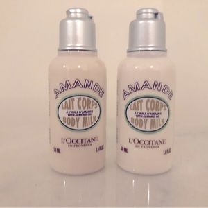 🎉HOST PICK🎉 ✨TWO✨ NEW L'Occitane AMANDE Lait Corps Body Milk Lotions